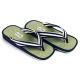 Japanese Setta sandals with woven rush grass footbed and raised heel
