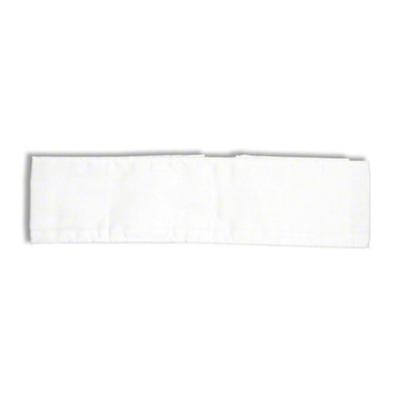 Traditional white Japanese hachimaki headband made from cotton