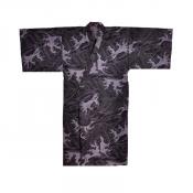 Men’s happi coat featuring The Great Wave inspired design