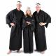 Black kimono with traditional butterfly sleeves