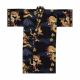 Men’s Japanese Happi Coat featuring gold dragons and Mt. Fuji