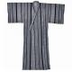Black, gray and white 100% cotton men’s yukata