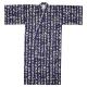 Shogun inspired men’s yukata with traditional Japanese kanji design