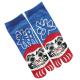 Chichibu Daruma men's ankle socks with red and white Daruma faces
