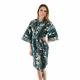 Green Cherry Blossom Japanese Happi Coat for women
