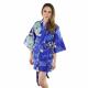 Made in Japan women’s happi coat with traditional crane pattern