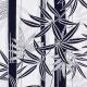 Navy blue and white bamboo Japanese yukata
