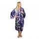 Silk Happi Coat - Purple Iris 2