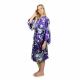 Silk Happi Coat - Purple Iris