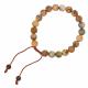 Handcrafted Crazy Lace Agate wrist mala from Thailand
