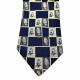 Kyoto Nishijin silk brocade tie with owl motif