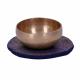 Handcrafted Tibetan meditation bowl with mallet